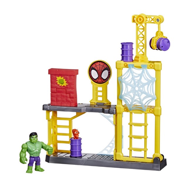 Hasbro Marvel Spidey e i Suoi Fantastici Amici Playset Hulk Spaccatutto
