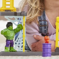 Hasbro Marvel Spidey e i Suoi Fantastici Amici Playset Hulk Spaccatutto