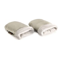 Jané Mittens Guanti Muffole in Pile per Manubrio Passeggino Cream di Jané