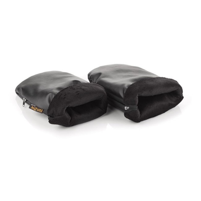 Jané Mittens Guanti Muffole in Pile per Manubrio Passeggino Black di Jané