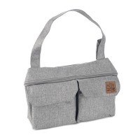 Jané Borsa Stage per Cambio Bambino con Tasche e Ganci Passeggino Dim Grey di Jané