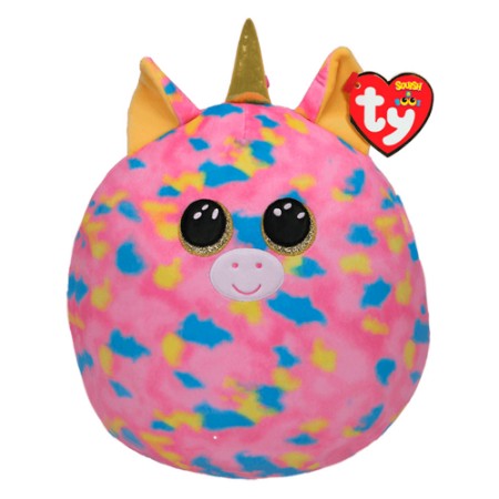 Peluche Cuscino Squish a Boos Unicorno Fantasia 22cm Ty