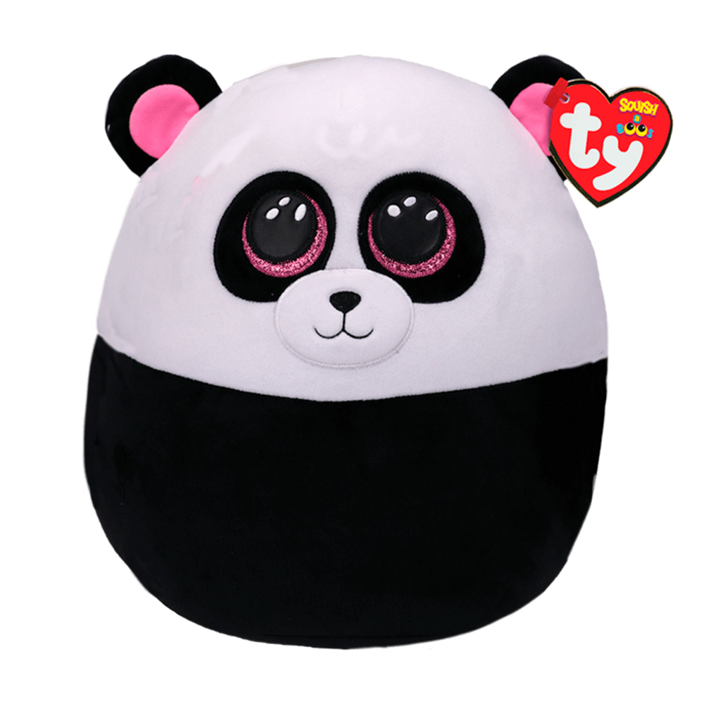 Peluche Panda Rosso 40 Cm - Morbido E Coccoloso, Regalo Perfetto Per Bambina E Adulti