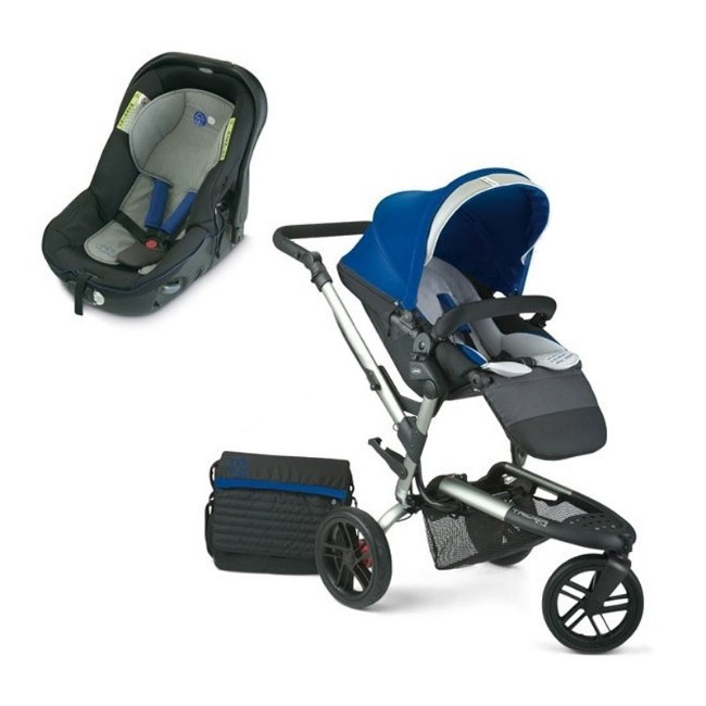 Jané Duo Trider Matrix 2 Passeggino a 3 Ruote e Seggiolino Auto 0+ con Borsa Cambio Inclusa di Jané