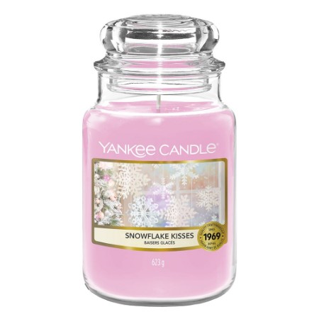 Yankee Candle Candela in Giara Grande Snowflake Kisses 150 Ore