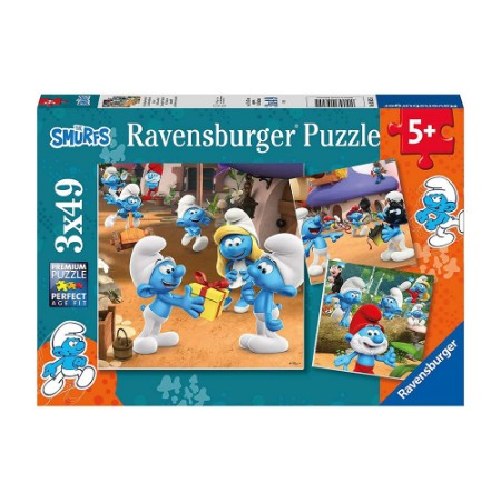 Ravensburger I Puffi 3 Puzzle da 49 pezzi
