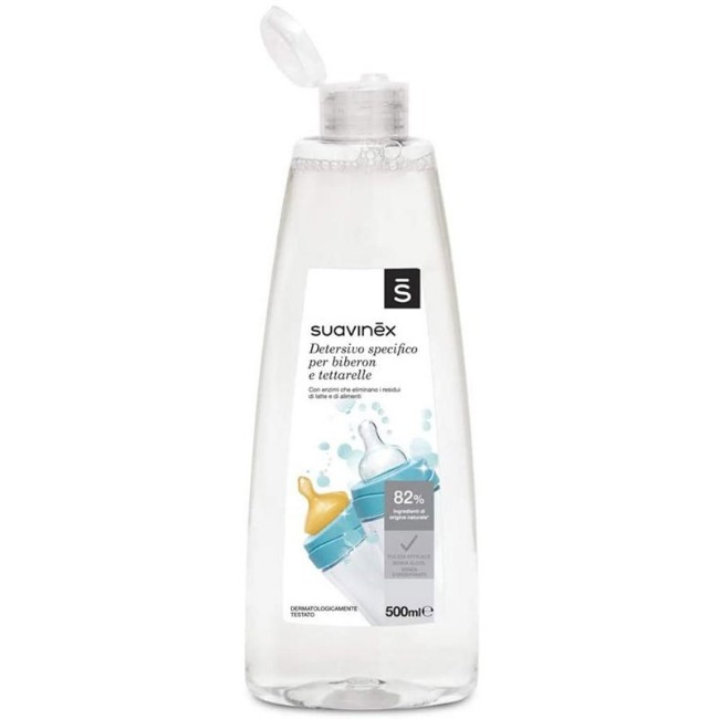 Suavinex Detergente Pulizia per Biberon, Tettarelle, Massaggiagengive 500ml di Suavinex 