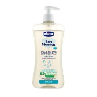 Chicco Bagno Delicato Corpo e Capelli Baby Moments con Ingredienti Vegetali Formato 200ml, 500ml di Chicco