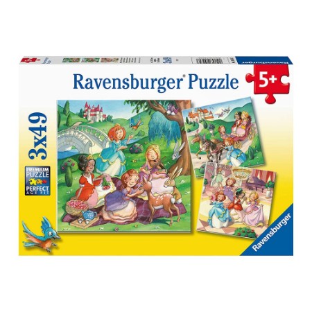 Ravensburger Piccole Principessine 3 Puzzle da 49 pezzi