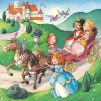 Ravensburger Piccole Principessine 3 Puzzle da 49 pezzi