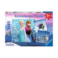 Ravensburger Disney Frozen 3 Puzzle da 49 pezzi