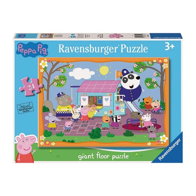 Ravensburger Puzzle da Pavimento Peppa Pig Club House 24 pezzi