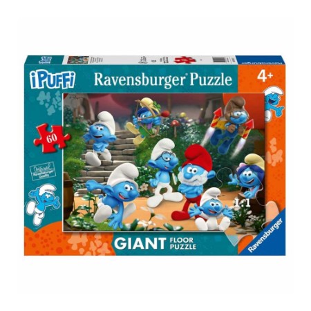 Ravensburger Puzzle da Pavimento I Puffi 60 pezzi