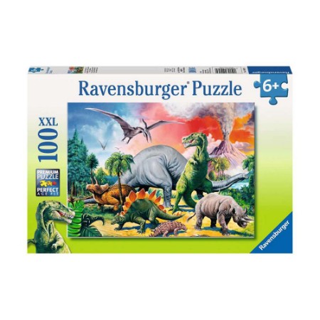 Ravensburger Puzzle Dinosauri 100 pezzi XXL