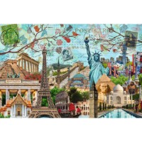 Ravensburger Puzzle Big City Collage 5000 pezzi