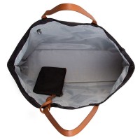 Childhome Family Bag Borsa Weekend Capiente con Manici Nero di Childhome
