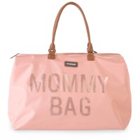 Childhome Mommy Bag Ampia Borsa Fasciatoio con Materassino per il Cambio Rosa di Childhome
