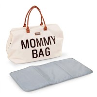 Childhome Mommy Bag Ampia Borsa Fasciatoio con Materassino per il Cambio Avorio di Childhome