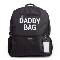 Childhome Zaino Daddy Bag Capiente con Fasciatoio per Cambio - Nero di Childhome
