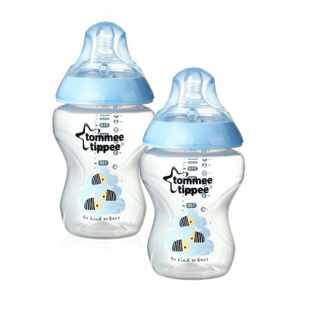 Tommee Tippee 2 Biberon Decor Flusso Veloce 0m+ 260ml di Tommee Tippee