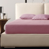Preziosa Luxury Home Completo Letto Perlier Matrimoniale Tinta Unita in Cotone 