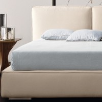 Preziosa Luxury Home Completo Letto Perlier Matrimoniale Tinta Unita in Cotone 