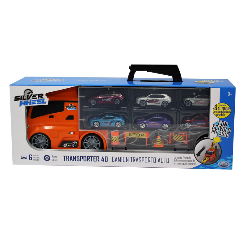 Coches Juguete ODS 42041 Transporter 40 Hot Wheels 2-Sided Folding