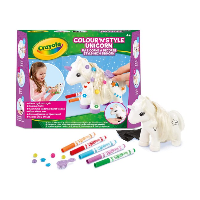 Crayola Set Colora e Decora il Tuo Unicorno
