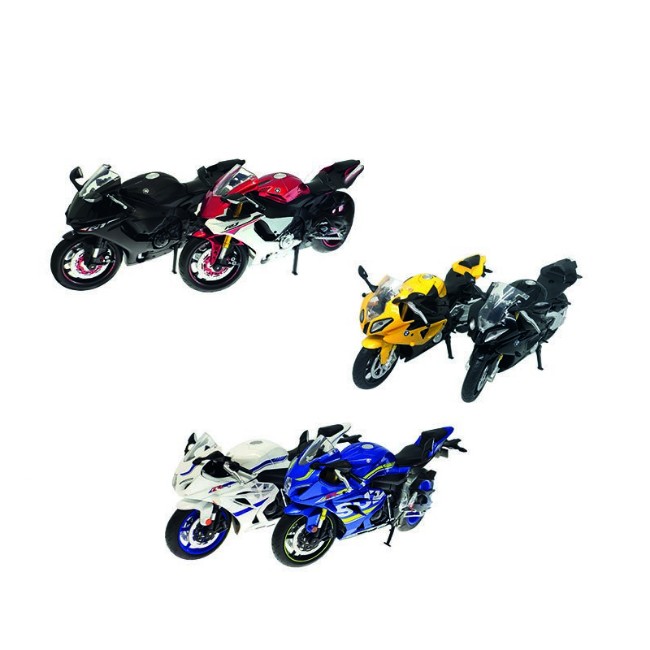 Silver Wheel Moto in Scala 1:12 ODS Toys