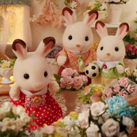 Sylvanian Families Famiglia Coniglio Cioccolato 5655