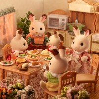 Sylvanian Families Famiglia Coniglio Cioccolato 5655