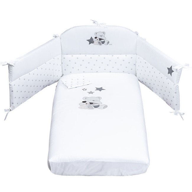 Paniate Picci Set 3pz Piumetto, Paracolpi e Federa per Letto