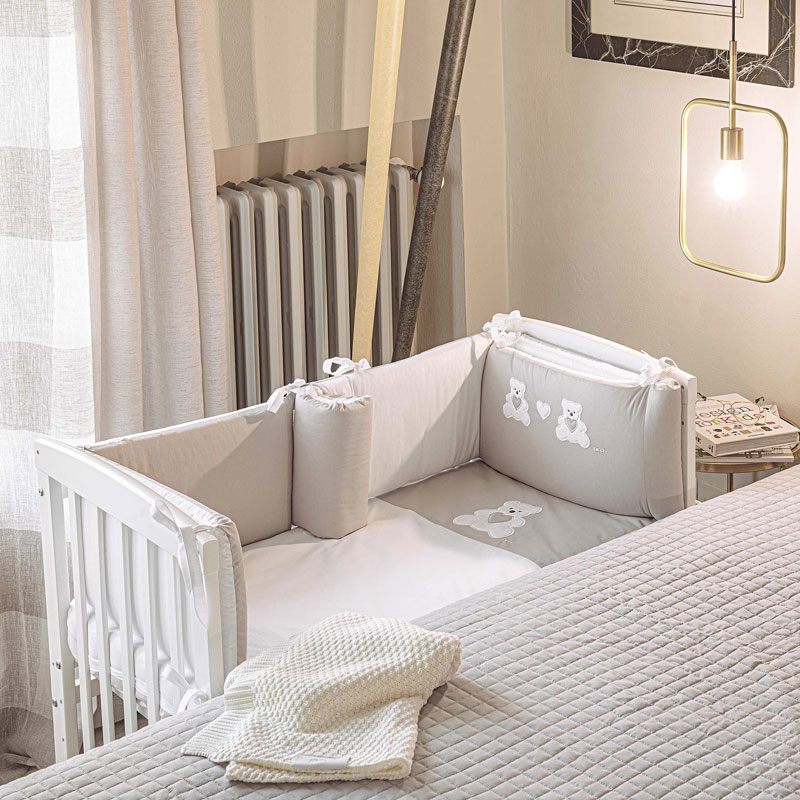 roba Wooden Bassinet 4-in-1 - Woodland Buddies - 45 x 90 cm - Cradle
