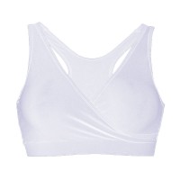 Medela Reggiseno Gravidanza e Allattamento Keep Cool Sleep da Notte Traspirante Bianco di Medela