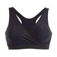 Medela Reggiseno Gravidanza e Allattamento Keep Cool Sleep da Notte Traspirante Nero di Medela