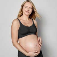 Medela Reggiseno Gravidanza e Allattamento Keep Cool Ultra Traspirante Nero di Medela