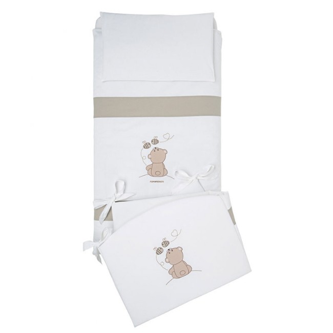Catherine Lansfield Cosy Heart Copripiumino, Poliestere, Blush, Set