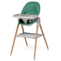 Foppapedretti Seggiolone Baby Sedia Bonito 2in1 in Legno Faggio - max 6 anni Green
