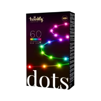 Twinkly 60 Dots luci LED Multicolore Intelligenti 3 METRI - Cavo Trasparente