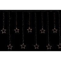 Prequ Tenda Luminosa Pioggia di Stelle, 350 Nanoled, 3,6 metri, Luce Calda