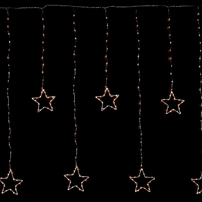 Luce Tenda Luminosa Con 300 Led 3x3 Mt Pioggia Cascata Di Natale Da - Foto 8