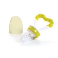 Nuvita Flavorillo 2In1 Feeder per Frutta, Verdura, Carne con Massaggia Gengive Verde di Nuvita