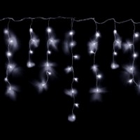 Prequ Tenda Luminosa Stalattiti, 72 led, 2,2 metri, Luce Fredda