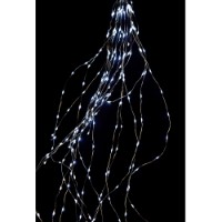 Prequ Cascata Luminosa 720 Nano Led Bianco Ghiaccio a luce fissa, Uso esterno, IP44
