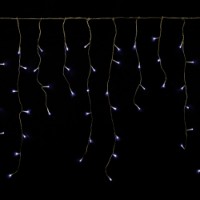 Prequ Tenda Luminosa a Cascata, 429 led, 4x1,5 metri, Luce Fredda, Giochi Luce, Memory Controller, Prolungabile, Cavo Trasparente