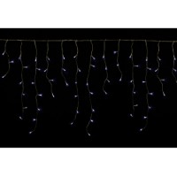 Prequ Tenda Luminosa a Cascata, 429 led, 4x1,5 metri, Luce Fredda, Giochi Luce, Memory Controller, Prolungabile, Cavo Trasparente