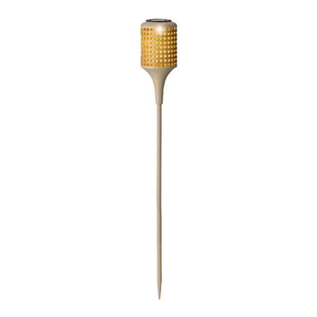 Kaemingk Paletto Solare Solar Stake Light Bianco Naturale 80 cm