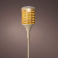 Kaemingk Paletto Solare Solar Stake Light Bianco Naturale 80 cm
