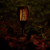 Kaemingk Paletto Solare Solar Torch Luce Effetto Fiamma 61,5 cm