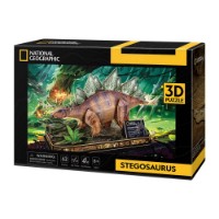 Cubic Fun 3D Puzzle National Geographic Stegosaurus 62 pezzi